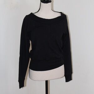 Splendid, long sleeve boat neck sweater- sweatshirt